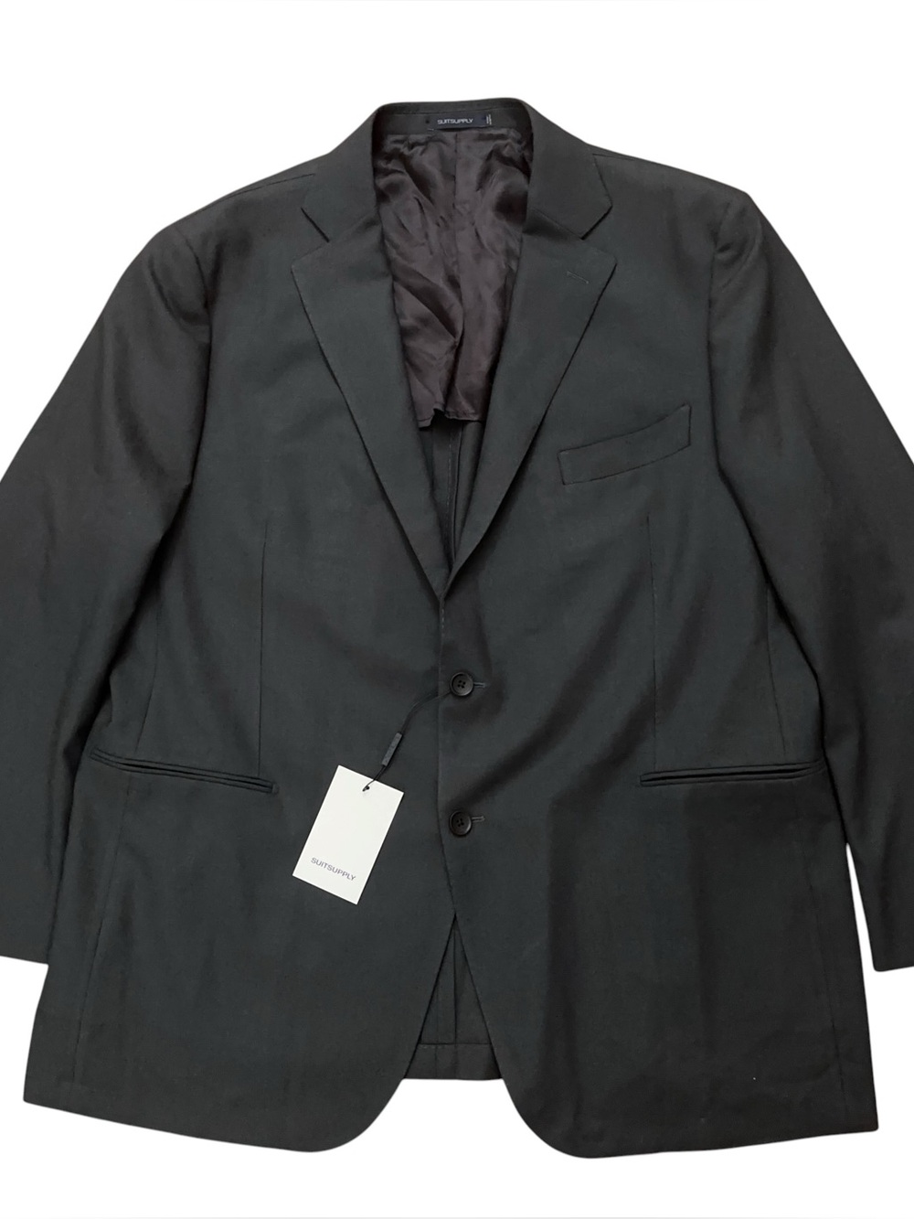 Suitsupply Blazer Jacket US 54R EU 64 Lanificio Rogna Italy 100% Wool Gray NEW